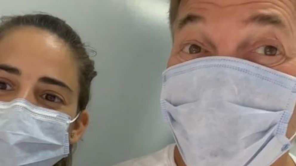 Fernando Burlando ya volvió a su casa después de la internación (Captura de video).