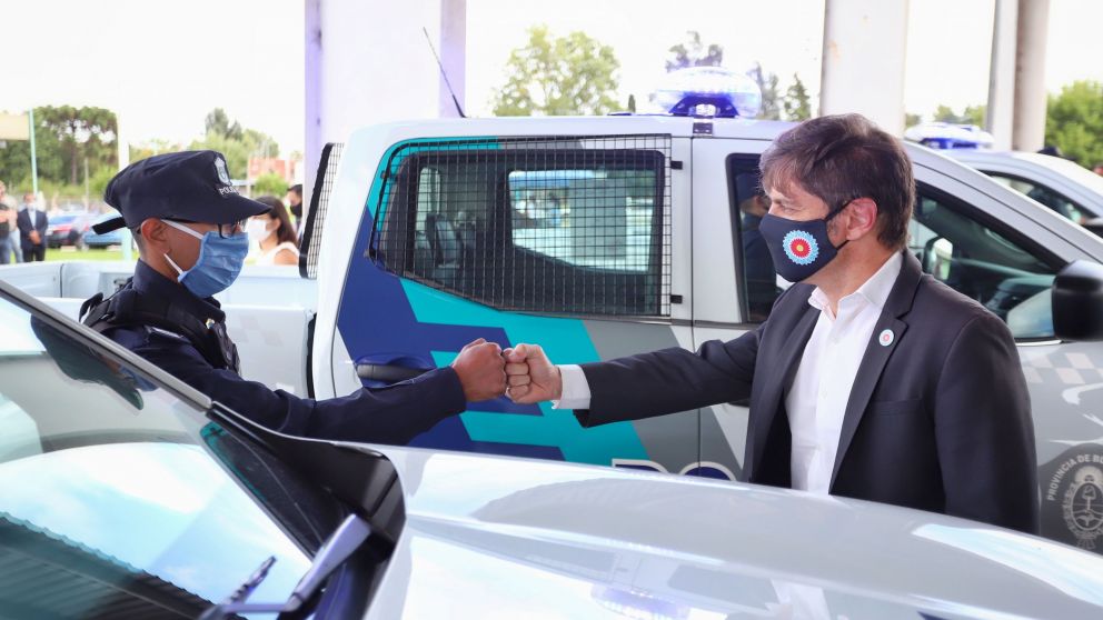 El gobernador visitó la localidad bonaerense de Florencio Varela.