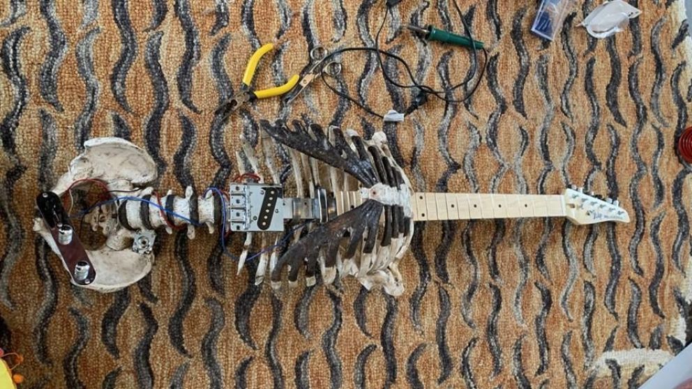 El instrumento llamó la atención de todos en la plataforma de videos.