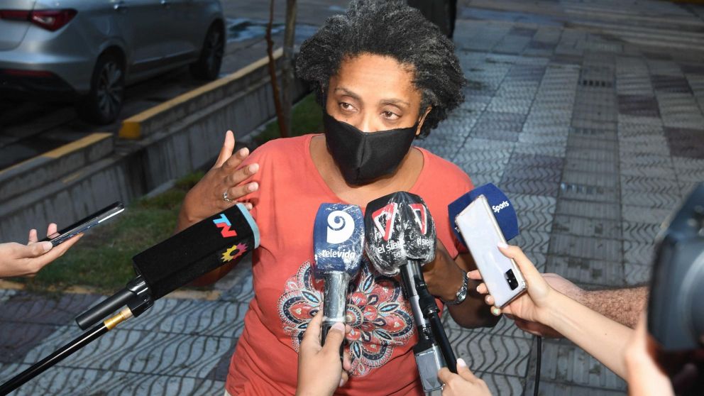 Claudia Correa, criticando duramente al dirigente de Godoy Cruz.
