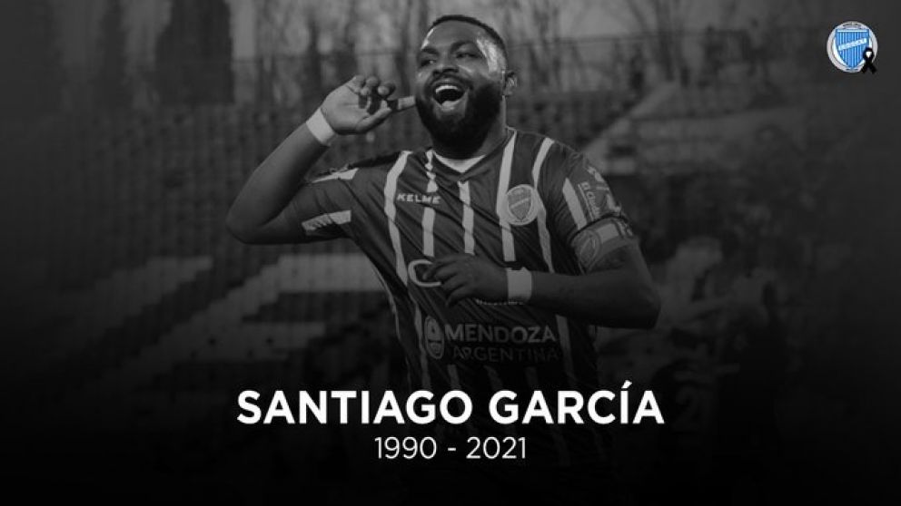 Dolor en Godoy Cruz por la partida de Santiago García (Twitter).