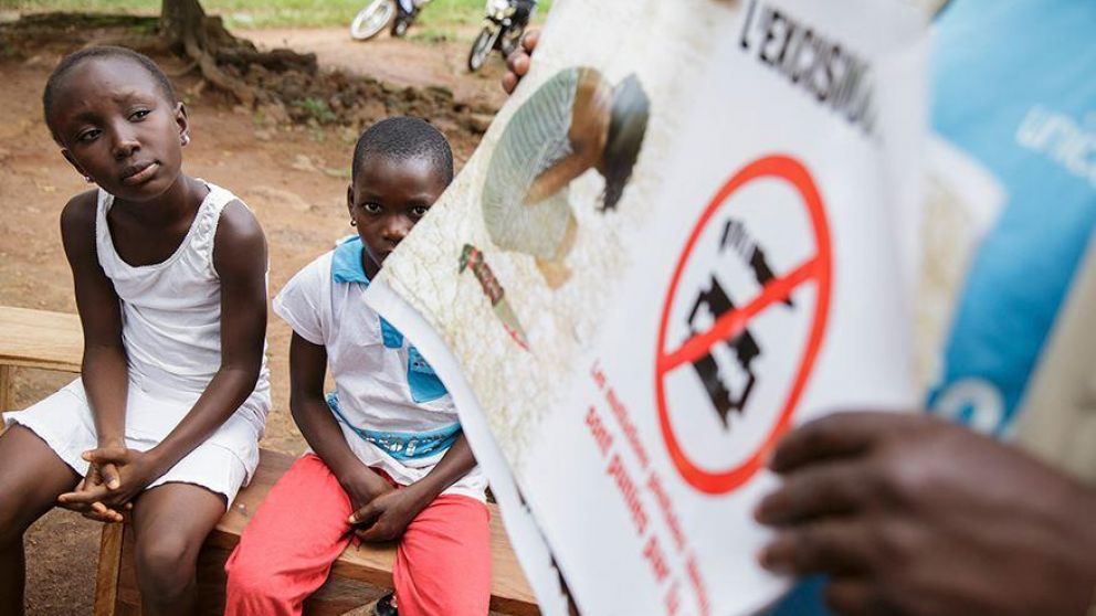 Africa, uno de los sitios más afectados por la mutilación genital (UNICEF).