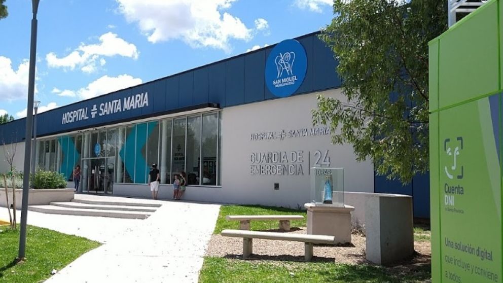 Julio Bautista, de 26 años, murió cuando era llevado a este nosocomio, situado en San Miguel.