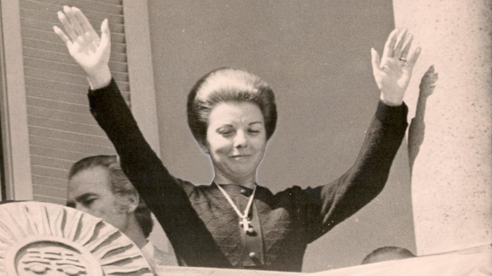 Tras la muerte de Perón (1974), Isabelita se convirtió en mandataria. (Archivo Crónica)