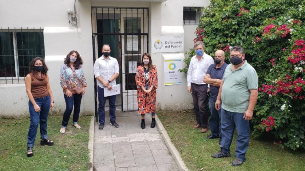 Victoria Donda estuvo en la delegación marplantense del INADI.