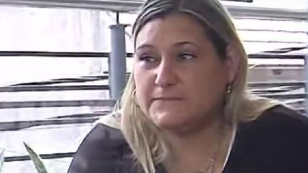 Romina Milagros "Monona" Rodríguez convivía con el Diez en su casa de Tigre (Captura de video).