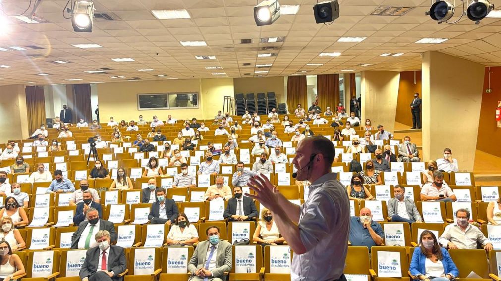 Guzmán dio una clase magistral en la Universidad Nacional de La Pampa (Ministerio de Economía)