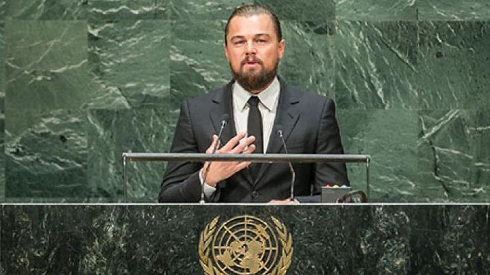 Leonardo DiCaprio es conocido por su colaboraci�n en causas medioambientales.