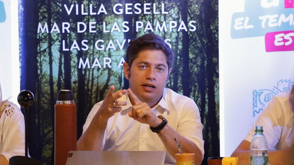 Axel Kicillof destac� que el primer paso ser� "vacunar a poblaci�n de riesgo de las escuelas" (Gentileza @Kicillofok/Twitter).