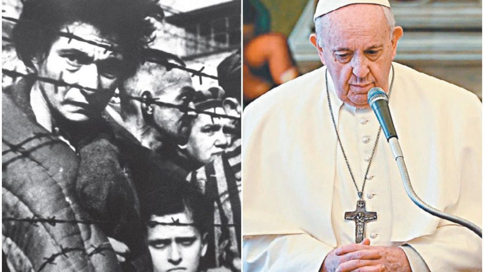 Francisco se refirió al trágico Holocausto.