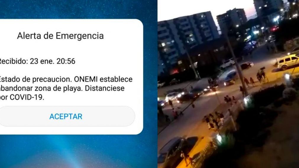 Por un "error técnico" el aviso llegó a los celulares a parte de los 18 millones de habitantes y generó evacuaciones.