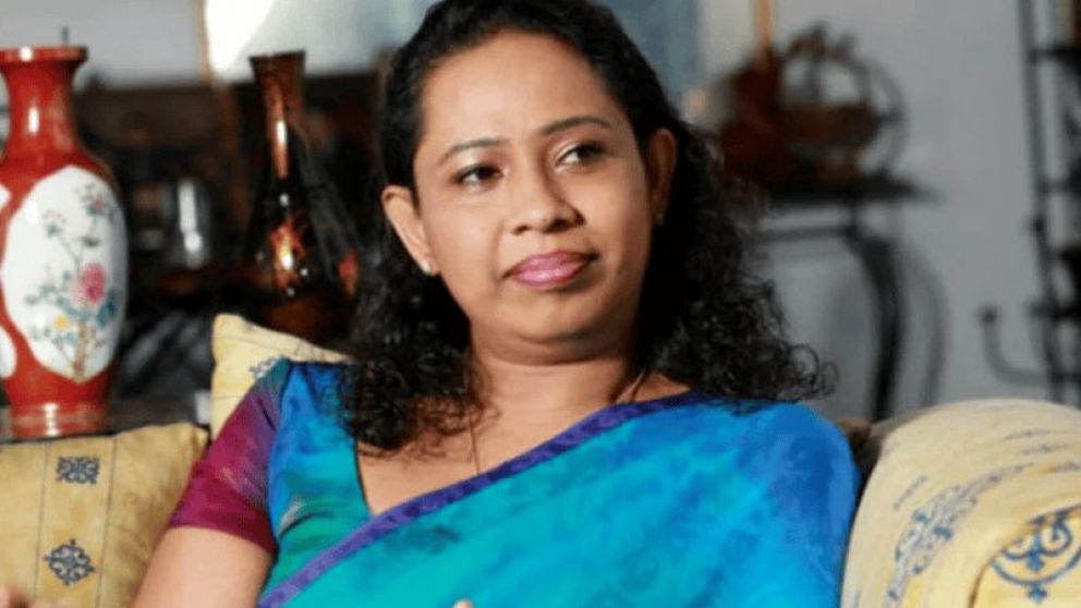 Pavithra Wanniarachchi, la polémica ministra.