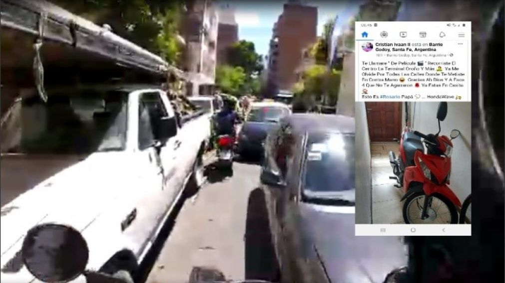 Tras la persecución cinematográfica, el joven salió en libertad y escribió en Facebook.
