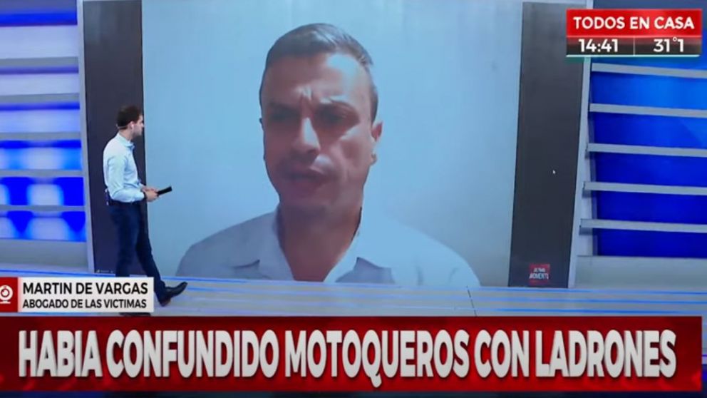 Crónica HD habló con Martín de Vargas, abogado de los jóvenes atropellados por el marido de Carolina Píparo (Captura de Pantalla).