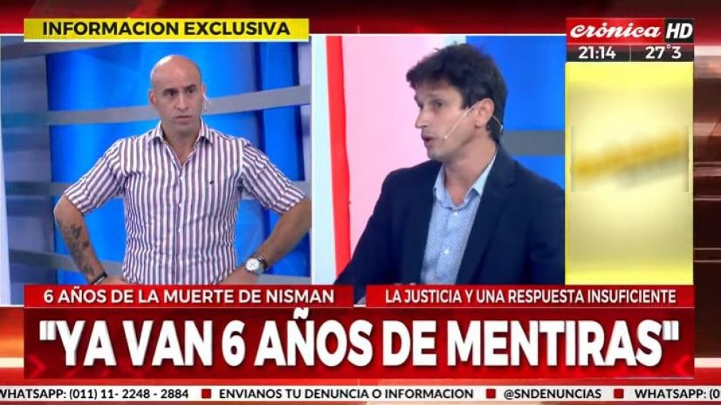 El mano a mano con Diego Lagomarsino (Crónica HD).