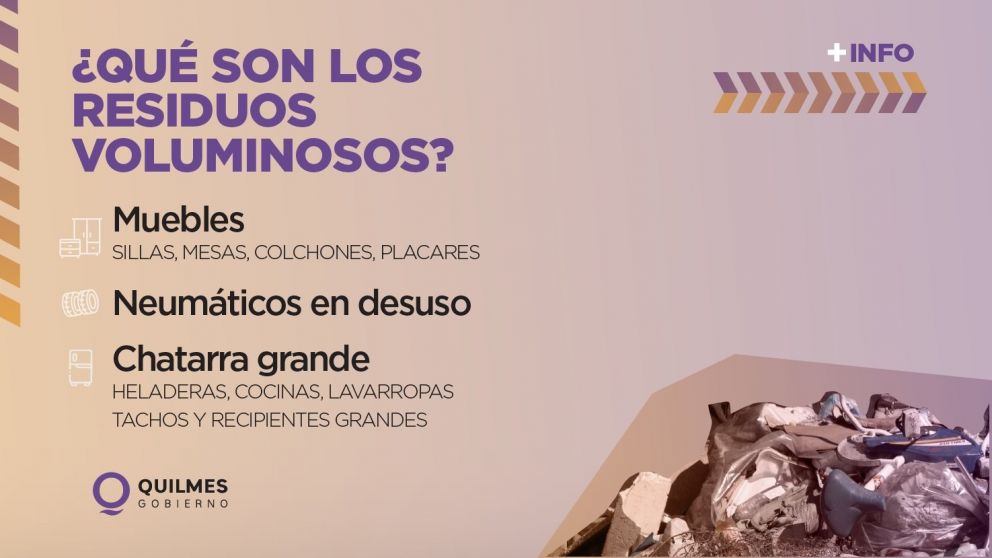La Comuna invita a sumarse a la campaña de recolección de residuos voluminosos