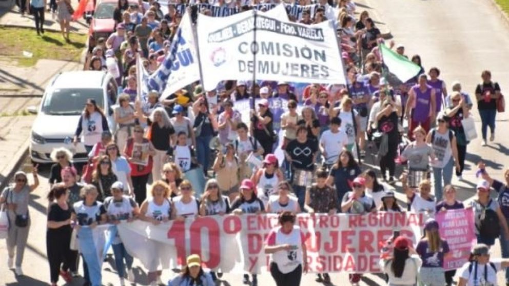Más de 1500 mujeres y diversidades participaron del 10° Encuentro Regional en Florencio Varela