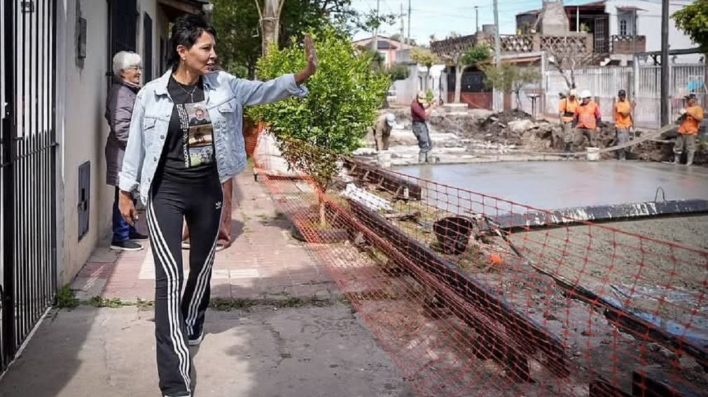 Obras en Villa La Florida: avanzan los pavimentos que conectarán Islas Malvinas y Monteverde