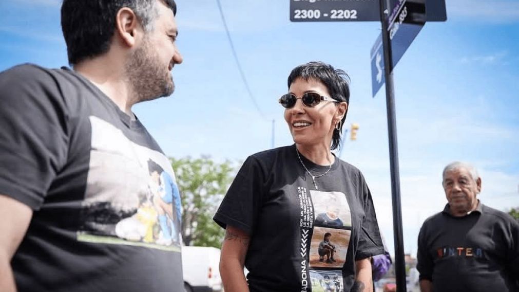 San Francisco Solano: nombran la nueva avenida Diego Armando Maradona