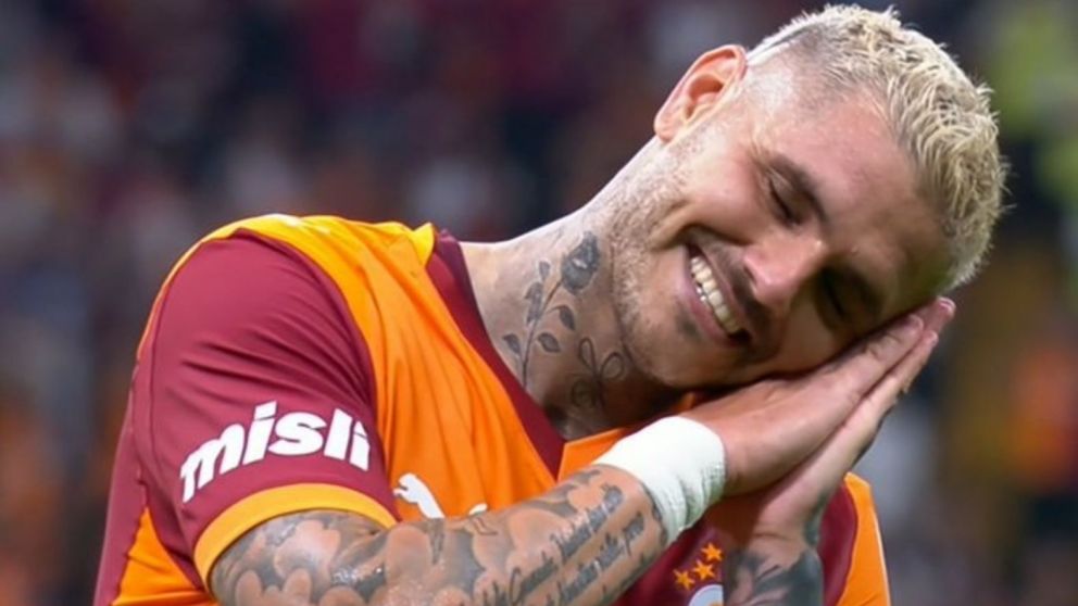 Mauro Icardi en llamas: marcó otro gol para el Galatasaray y su festejo llamó la atención