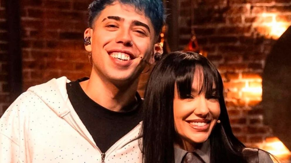 La Joaqui le dedic� un emotivo mensaje de amor a Luck Ra tras su show en V�lez.