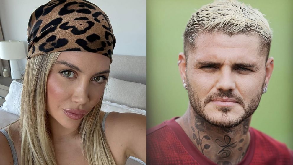 La chicana de Wanda Nara a Mauro Icardi en la promo de "MasterChef Celebrity". (Foto: Instagram/ @wanda_nara y @mauroicardi).