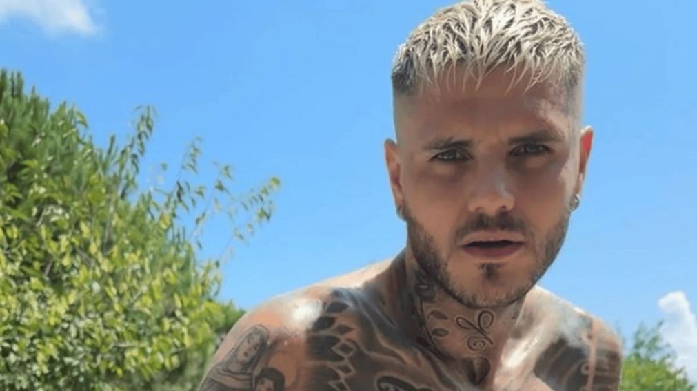 Mauro Icardi, muy hot con una foto desnudo.