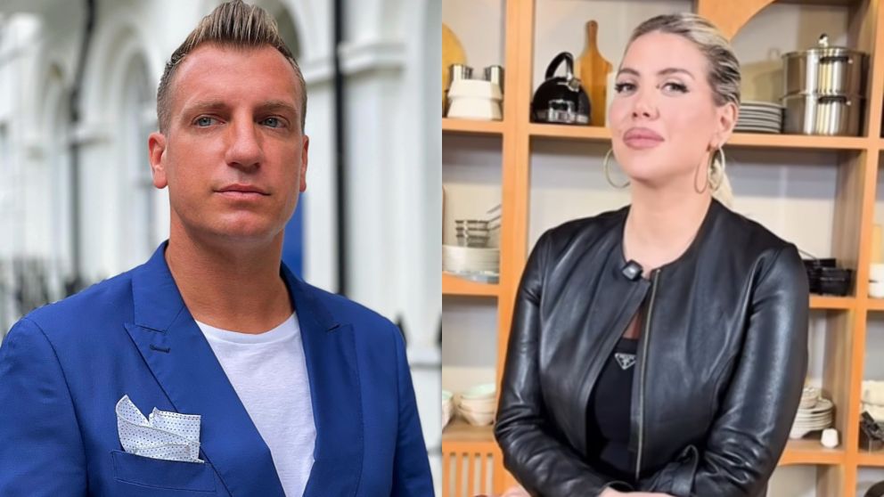 Wanda Nara le recrimin� a Maxi L�pez por su nueva esposa en �MasterChef Celebrity�.