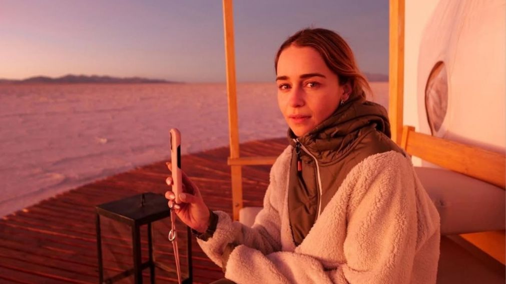 Emilia Clark, actriz de "Game Of Thrones", de vacaciones por el norte argentino,