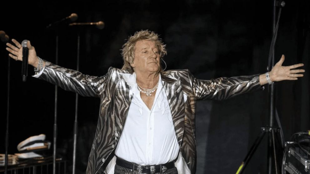 Rod Stewart disfruta de Argentina.