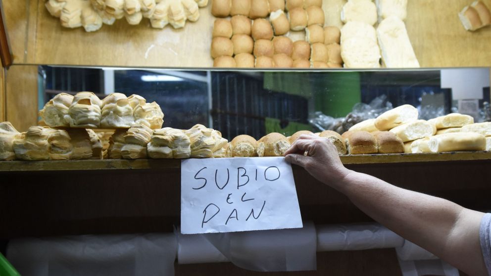 En las panaderías, los aumentos se verán desde el lunes o el martes.