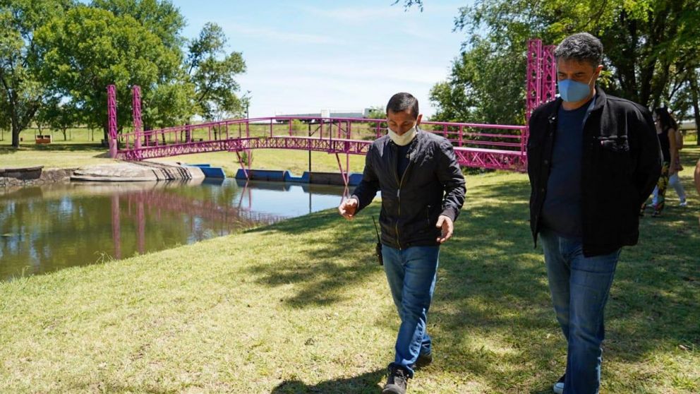 Vicente López: Jorge Macri junto a Javier Iguacel visitaron a emprendedores en Capitán Sarmiento.