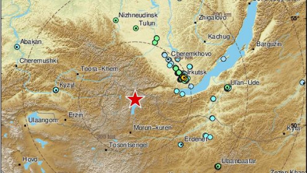 El epicentro se registró a una profundidad relativamente baja, de diez kilómetros, 33 kilómetros al sur-suroeste de Turt,