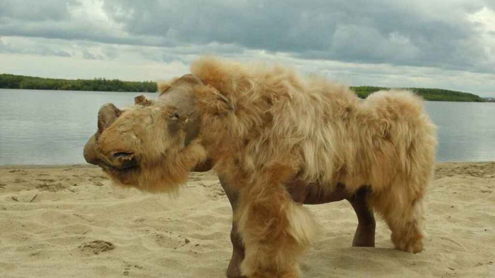 El cuerpo congelado fue encontrado junto al río Trekhtyaki.