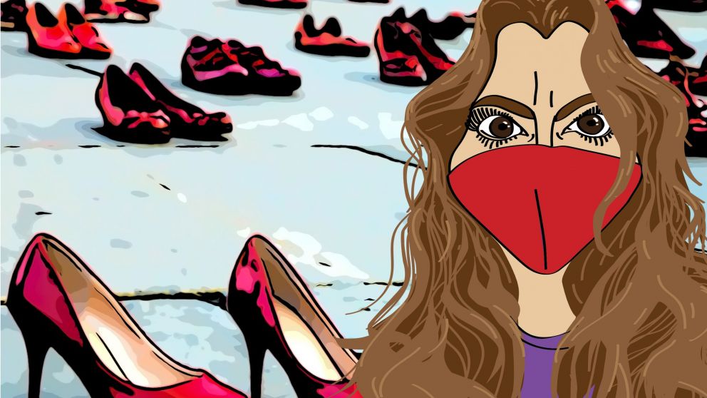 La Chica Urbana (en cuarentena): #NiUnaMenos (Ilustración Paula Rodríguez @SrPau en Instagram)