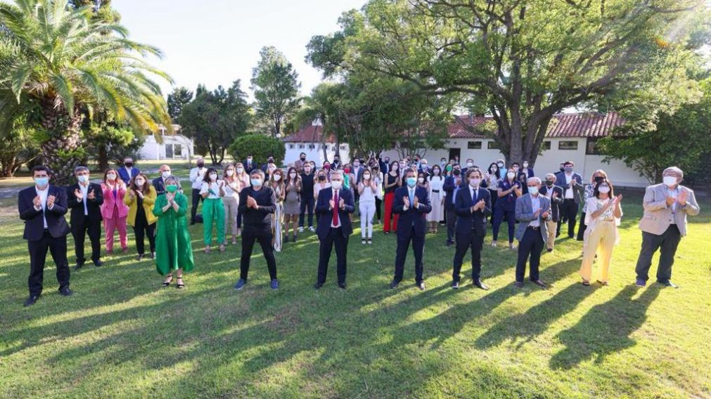 El presidente Alberto Fernández se reunió con diputados del Frente de Todos en Olivos e hizo un balance legislativo del año