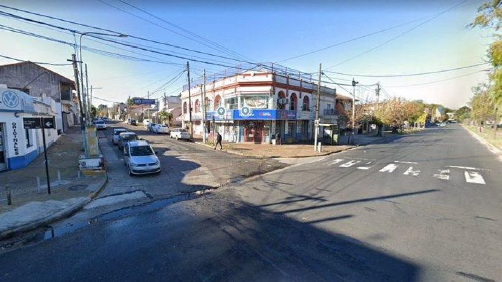 La intersección donde ocurrió el violento y confuso episodio.