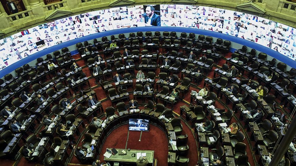 Diputados llevará adelante la tercera sesión virtual desde que se inició la pandemia (Télam/Archivo).