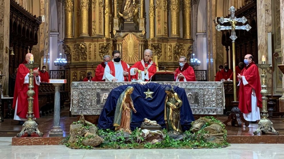 Mario Poli encabez� la misa por la festividad de los Santos Inocentes.