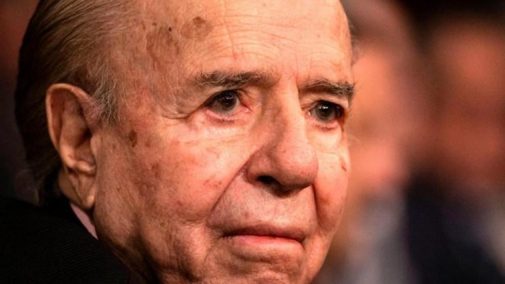 El ex presidente, Carlos Menem, en grave estado de salud. 