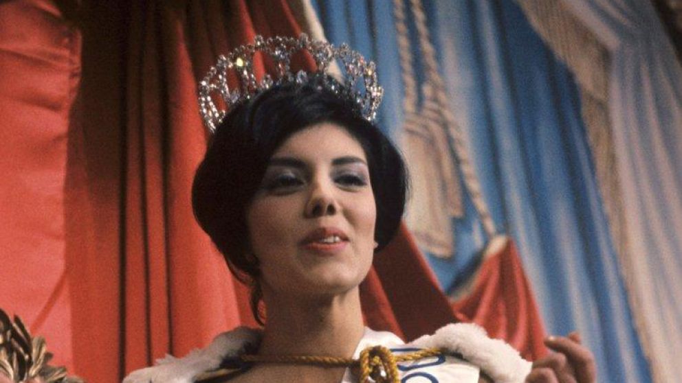 Norma Cappagli, en su coronación, hace 60 años. Murió este martes a sus 81.