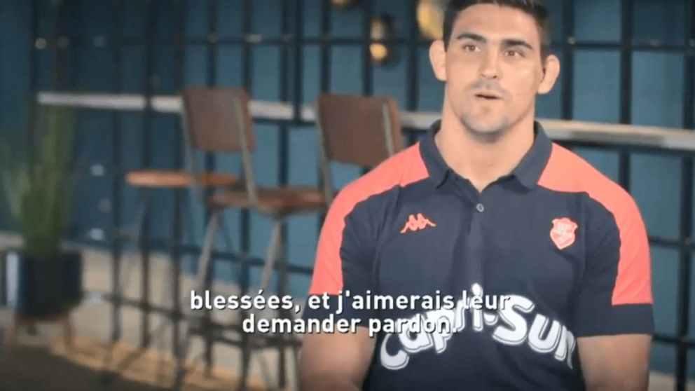 Pablo Matera durante la entrevista de la televisión francesa (Captura de video).