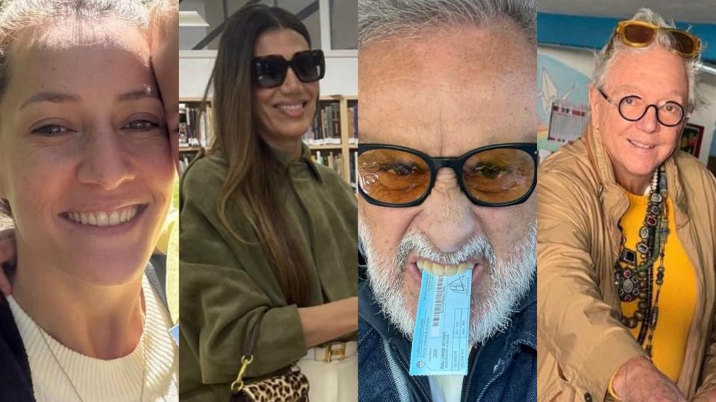 Los famosos votando en las Elecciones Legislativas de 2025 en Argentina. (Foto: Instagram).