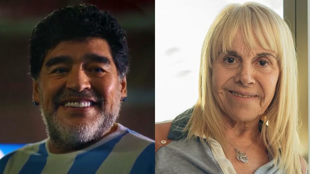 El posteo de Claudia Villafañe por el cumpleaños de Diego Maradona. (Foto: Instagram/ @claudiavillafaneok y @maradona).