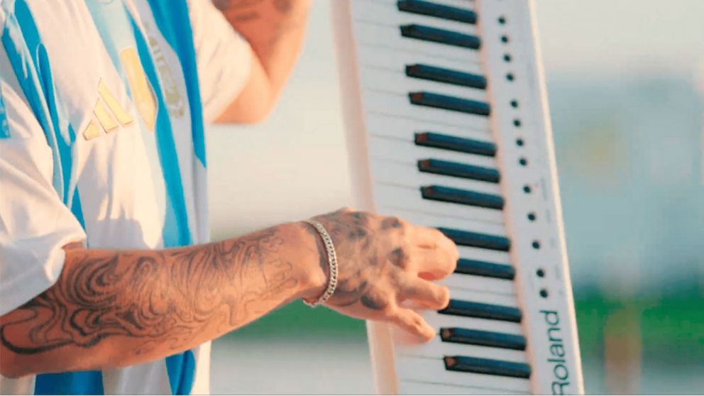 La T y La M llevaron su pasión al amistoso Argentina vs. Venezuela con "Yo Argentino"