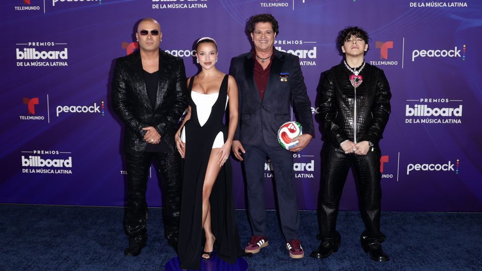 Emilia Mernes brilló junto a Carlos Vives, Wisin y Xavi con la canción del Mundial 2026