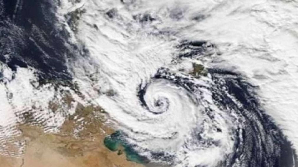 El movimiento del viento podría generar el ciclón.