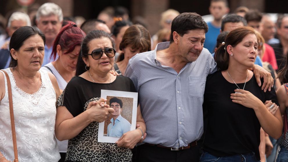 Silvano Báez y Graciela Sosa, los padres del joven asesinado.