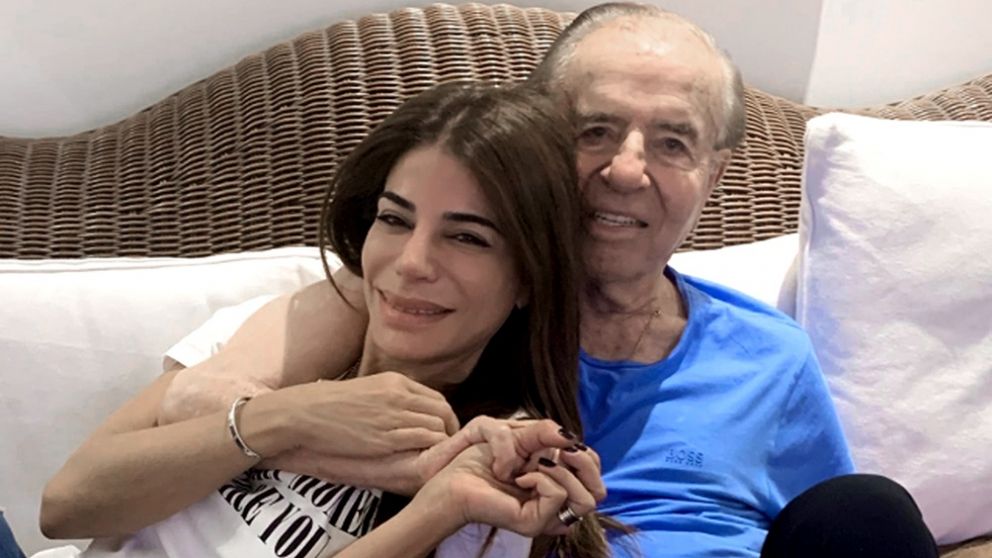 Zulemita declaró que Carlos Menem "se quedará internado los días necesarios hasta que le pasen los antibióticos" (Télam).