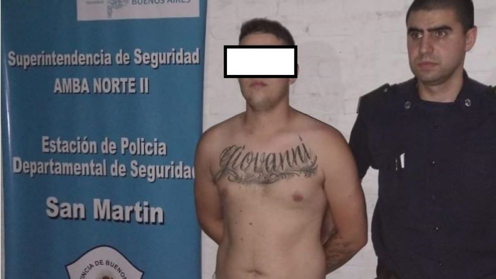 Este es el individuo que era buscado por el asesinato de Axel Maximiliano Leone, de 23 años.